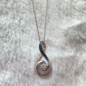 Kay Jewelers Navy Blue Necklace